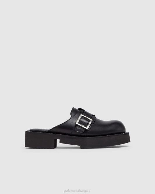 GCDS x Clarks bőröszvérek Z2HB177 cipő fekete férfiak
