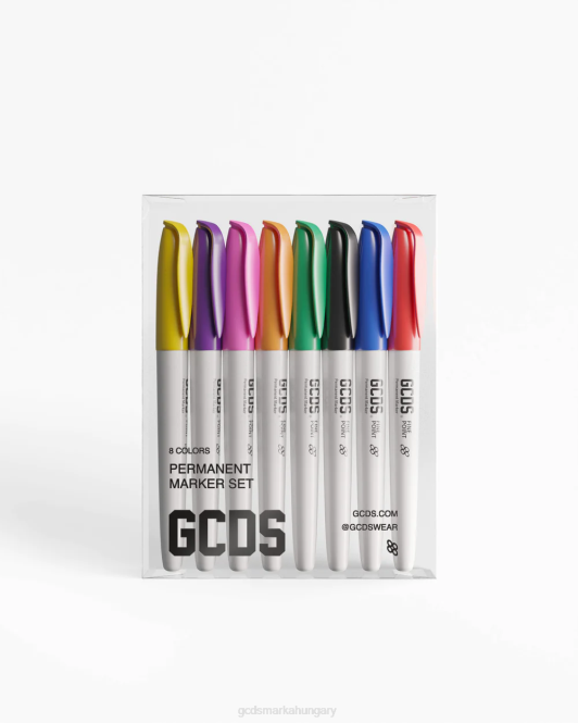 GCDS állandó markerkészlet Z2HB297 tartozék rózsaszín férfiak
