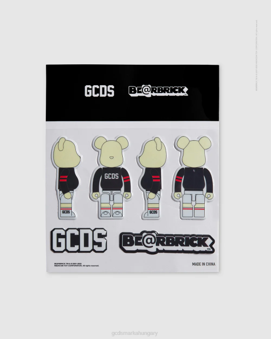 GCDS x Be@rbrick matricák Z2HB291 tartozék fekete férfiak