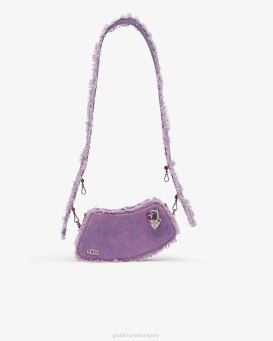 GCDS vessző farmer kis crossbody táska Z2HB247 tartozék rózsaszín férfiak