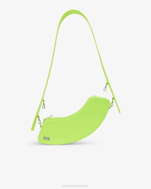 GCDS vessző közepes válltáska Z2HB256 tartozék sárga fluo férfiak