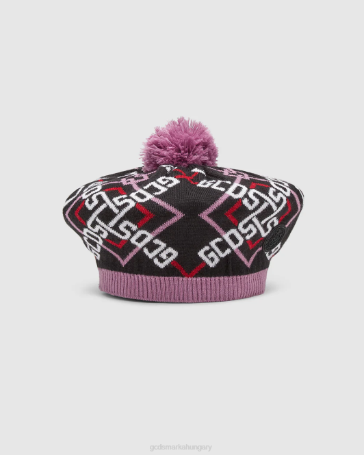 GCDS junior tartan pom-pom sapka Z2HB764 tartozék sokszínű gyerekek