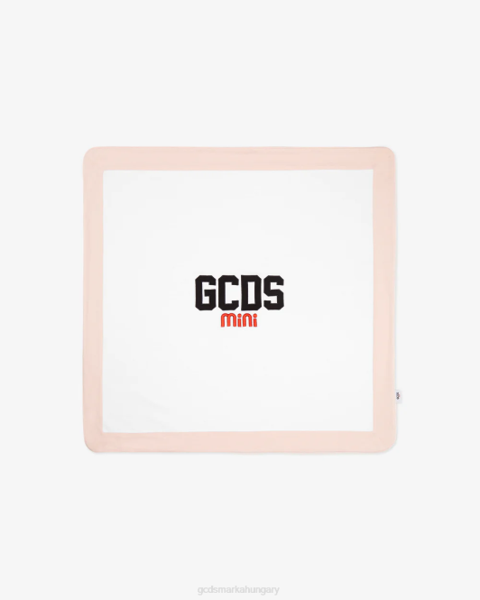 GCDS logós pamut babatakaró Z2HB653 tartozék gyöngy rózsa gyerekek