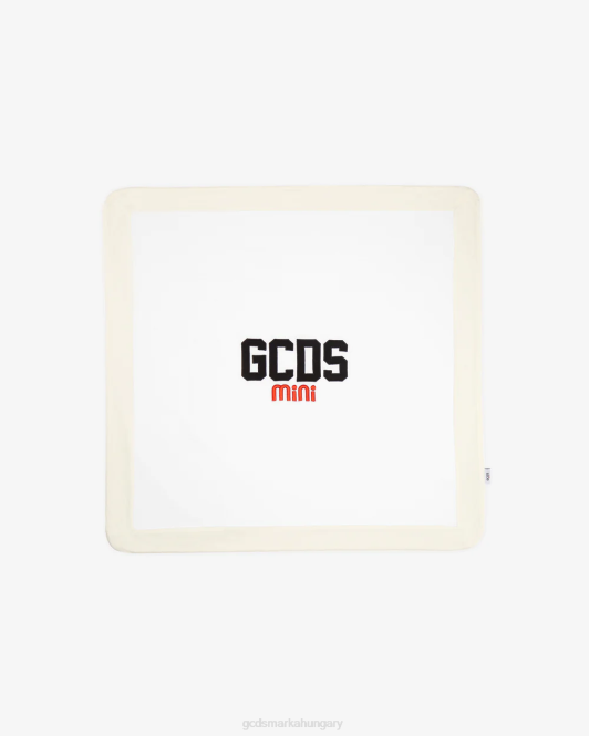 GCDS logós pamut babatakaró Z2HB655 tartozék törtfehér gyerekek