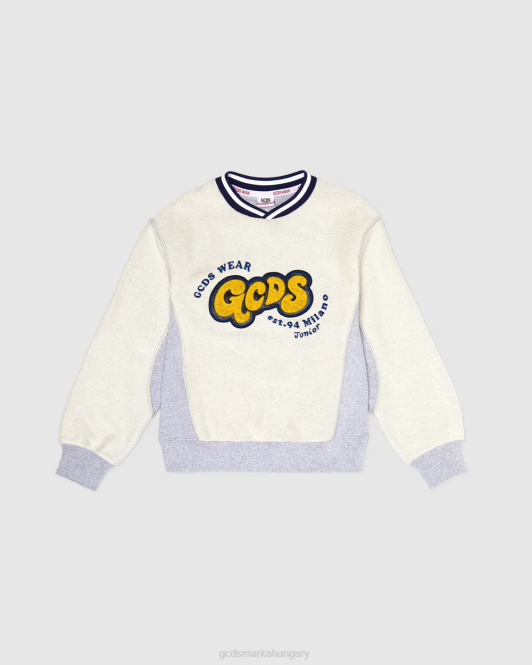 GCDS junior crewneck Z2HB673 ruházat szürke gyerekek