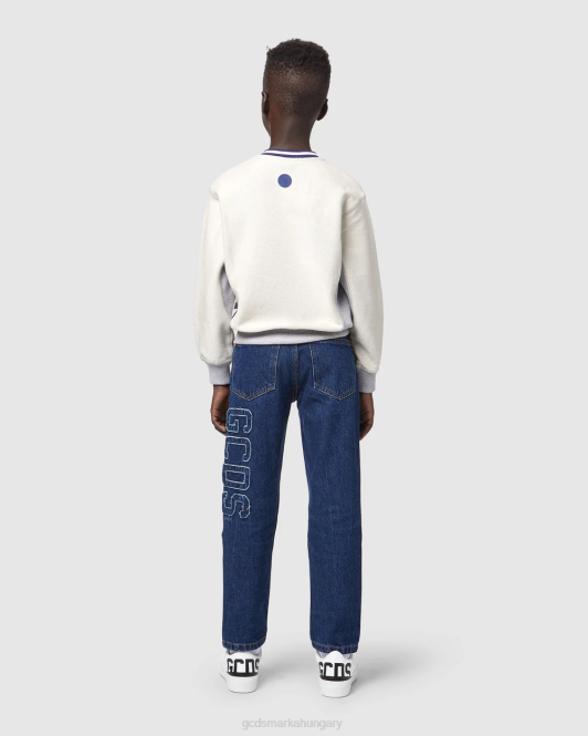 GCDS junior crewneck Z2HB673 ruházat szürke gyerekek