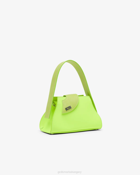 GCDS vesszős kis kézitáska Z2HB538 tartozék sárga fluo nők