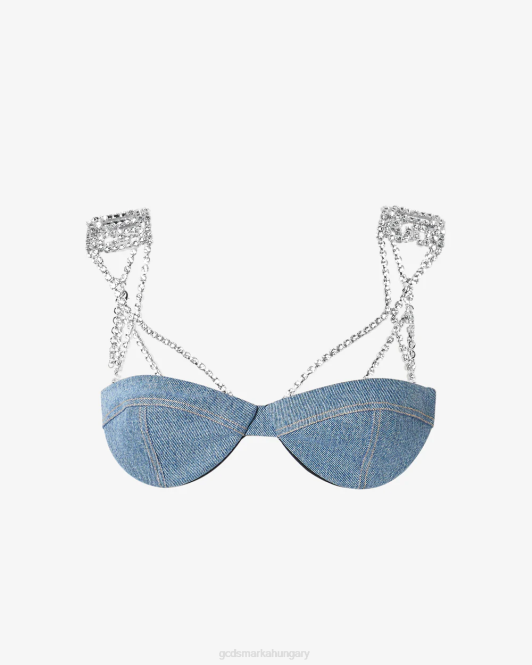 GCDS bling farmer melltartó Z2HB377 ruházat új világoskék nők
