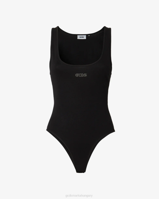 GCDS jersey body Z2HB385 ruházat fekete nők