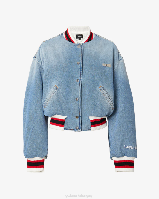 GCDS hello kitty farmer bomber Z2HB319 ruházat új világoskék nők