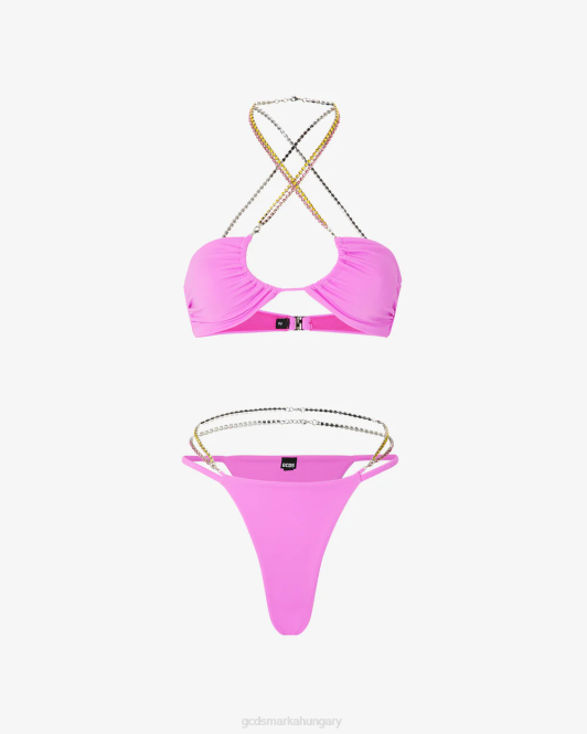 GCDS bling bikini Z2HB477 ruházat fukszia nők