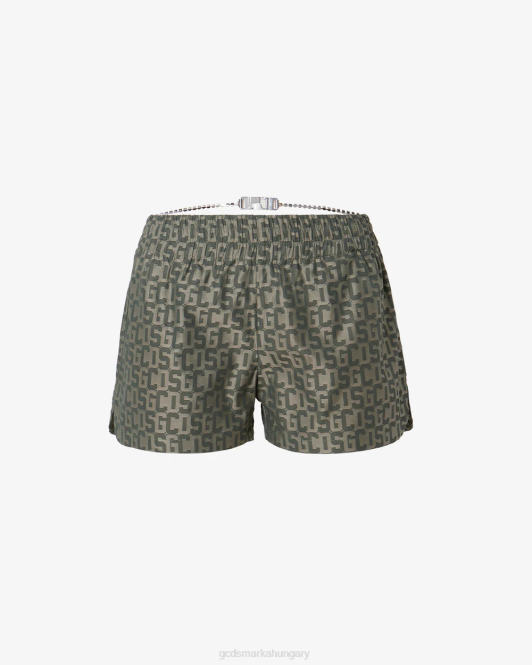 GCDS bling monogram rövidnadrág Z2HB460 ruházat sokszínű nők